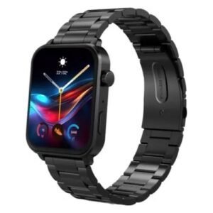 beatXP Unbound 1.78" Super AMOLED Display, Bluetooth Calling Metal Chain Smartwatch (Copper Black Strap, Free Size)