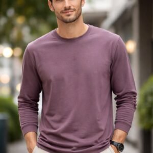 Premium Men’s Solid Full Sleeve T-Shirt | Soft Cotton Casual Wear | 12 Colors Available
