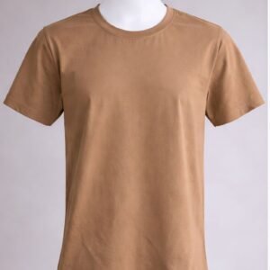 Men’s Premium Quality Branded Solid Brown T-Shirt | Round Neck Cotton T-Shirt