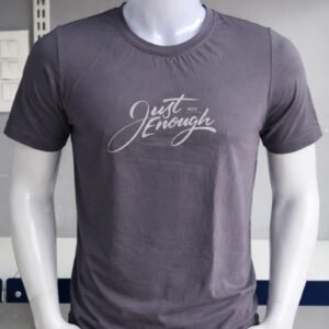 Men’s Printed T-Shirt – “Just Not Enough” Stylish Casual Wear, Premium Cotton Graphic ! 12 Color Available
