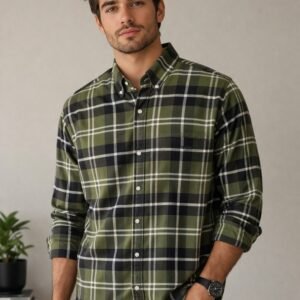 Men’s Checkered Cotton Shirt – Stylish Casual & Formal Wear
