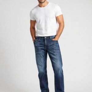 Men’s Slim Fit Blue Denim Jeans – Stylish Washed Casual Stretchable Jeans for Men