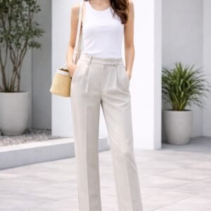 Women’s Premium Tailored Straight Fit Trousers